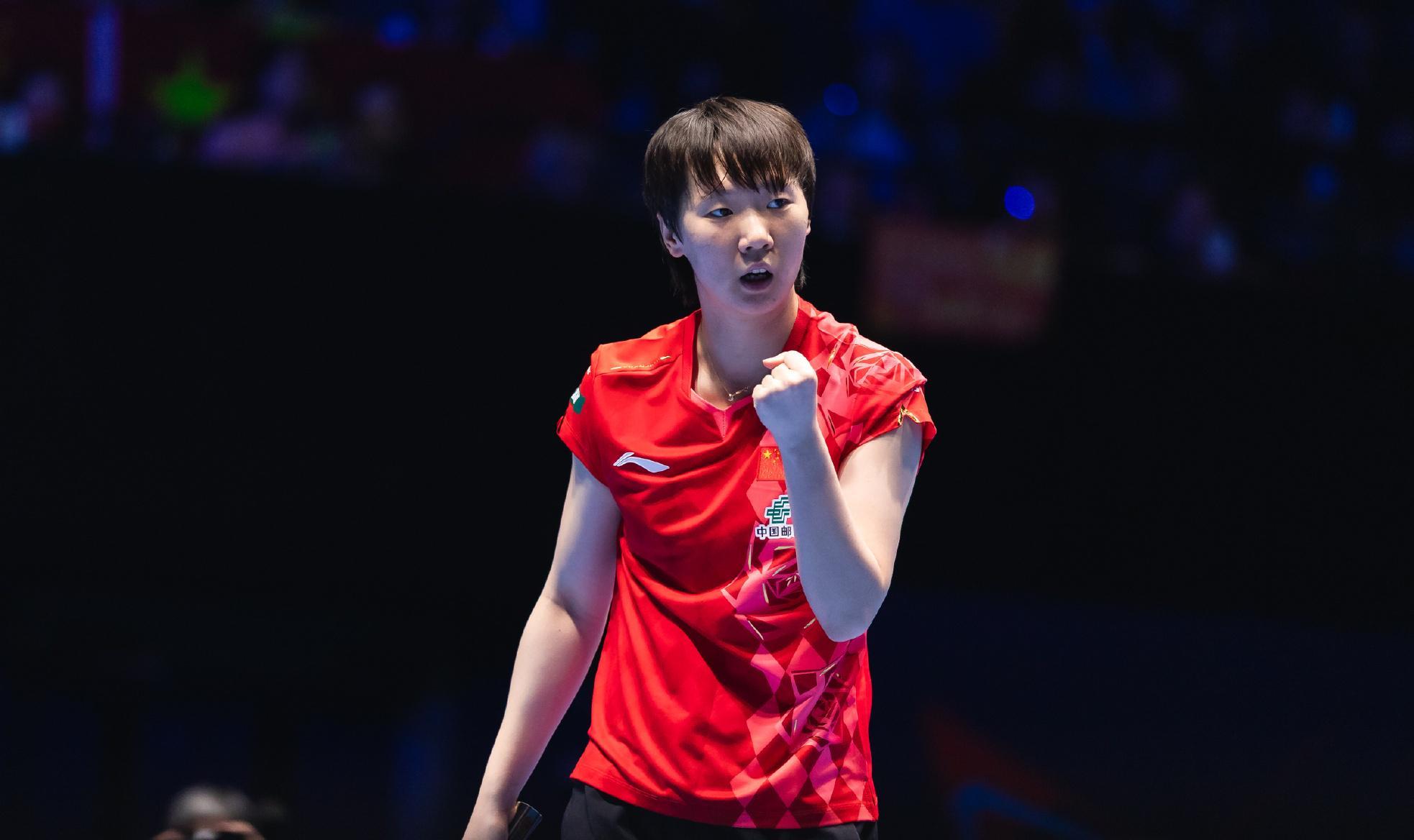 盛世棋牌-3-0横扫早田！中国女乒27岁王牌救赎：助队夺七连冠，与莎莎击掌